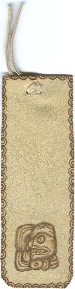 Leather book mark